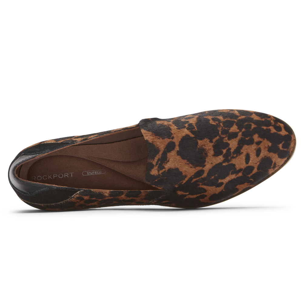 Mocassins Rockport Mulher Leopardo - Perpetua - 02315JBWD